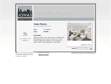 Tablet Screenshot of jonasequities.com